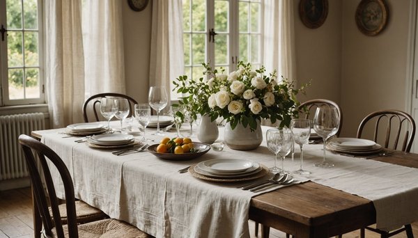 Les nappes coton oversize : chic et fonctionnalité des vosges